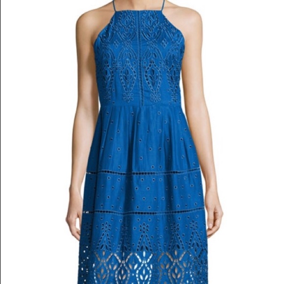 Xs Parker Lace midi dress blue - Picture 3 of 4